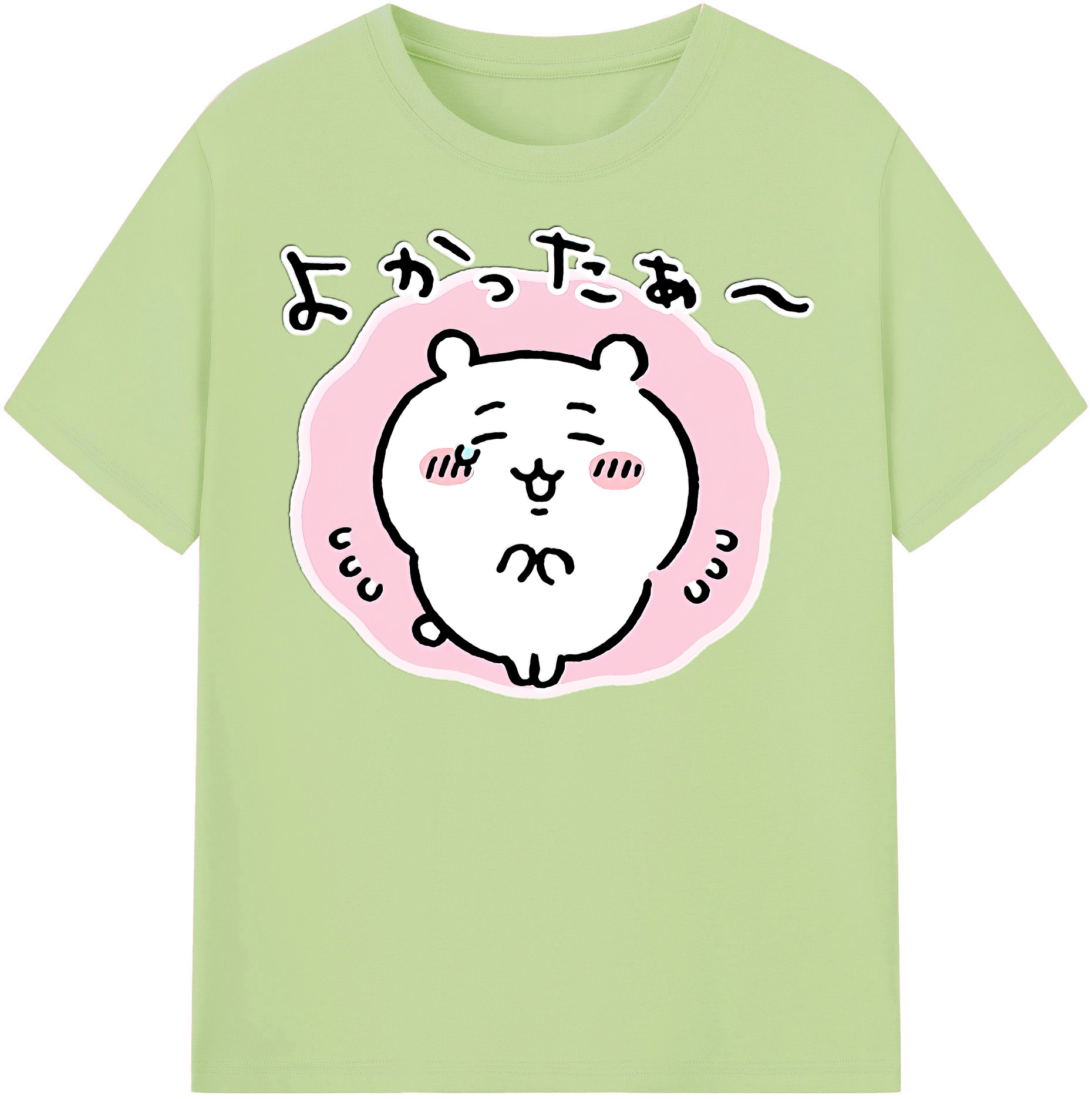 （画像用） ちいかわ ちいかわ Chii-kawa chiikawa 綿100％半袖Tシャツ（フロントプリント）